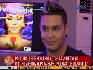UB: Paolo Ballesteros, best actor sa 29th Tokyo Int'l Film Festival