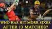 IPL 10 : AB de Villiers or Chris Lynn; Know who has hit more sixes after 13 matches | Oneindia News