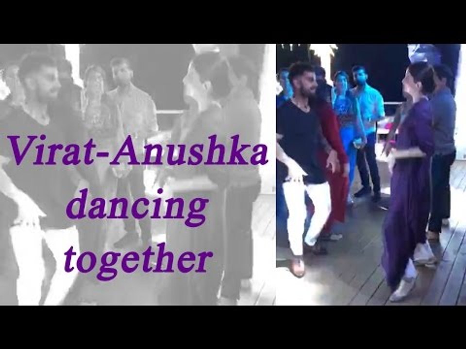Virat Kohli dances with Anushka Sharma at Yuvraj-Hazel's Goa wedding, Watch Video | Oneindia News