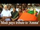 PM Modi pays tribute to 'Jayalalithaa  at Rajaji Hall | Oneindia News