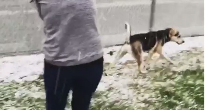 Spring Storm Rolls Through Bend, Bringing Hail and Light Snow Flurries