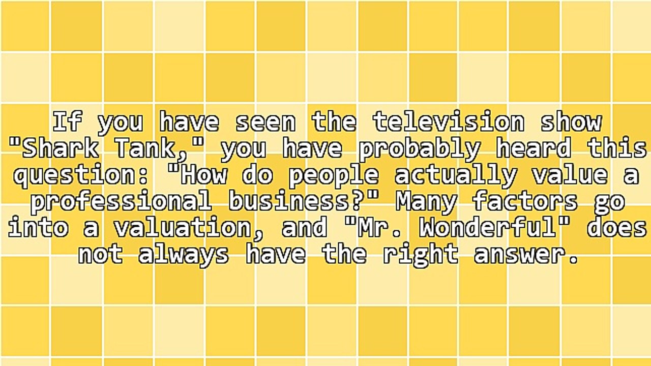 How To Value A Professional Practice