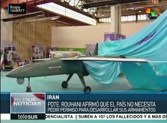 Pdte. Rouhani: Irán no necesita permiso para desarrollar su armamento