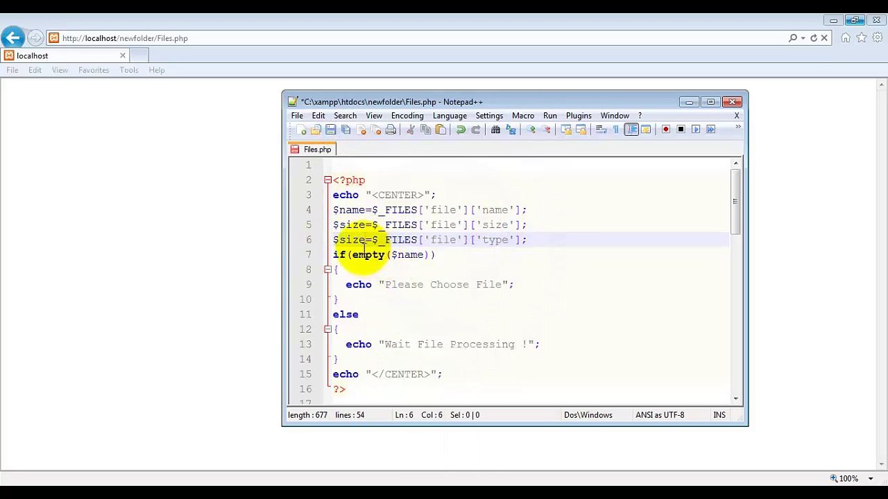 PHP Tutorial in Hindi-Urdu 36 -Introduction FILES Method with Example-3-3_x264