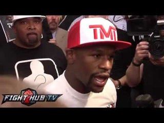 Mayweather vs.Maidana scrum: Mayweather is looking for the KO, Khan, Broner & Hopkins