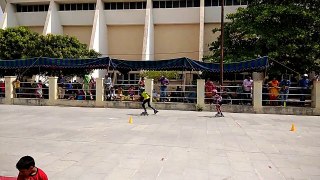 In-Line skater chinamay sweekrutha speed skating race || Skating Classes In Hyderabad ||