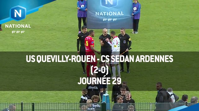 J29 : US Quevilly-Rouen - CS Sedan Ardennes (2-0), le résumé