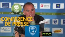 Conférence de presse stade brestois 29 - chamois niortais (2-0) : jean-marc furlan (brest) - denis renaud (cnfc) - 2017/2018