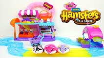 Hamsters in a House Toys! Super Market, Styling Studio and Hamster Home Playsets