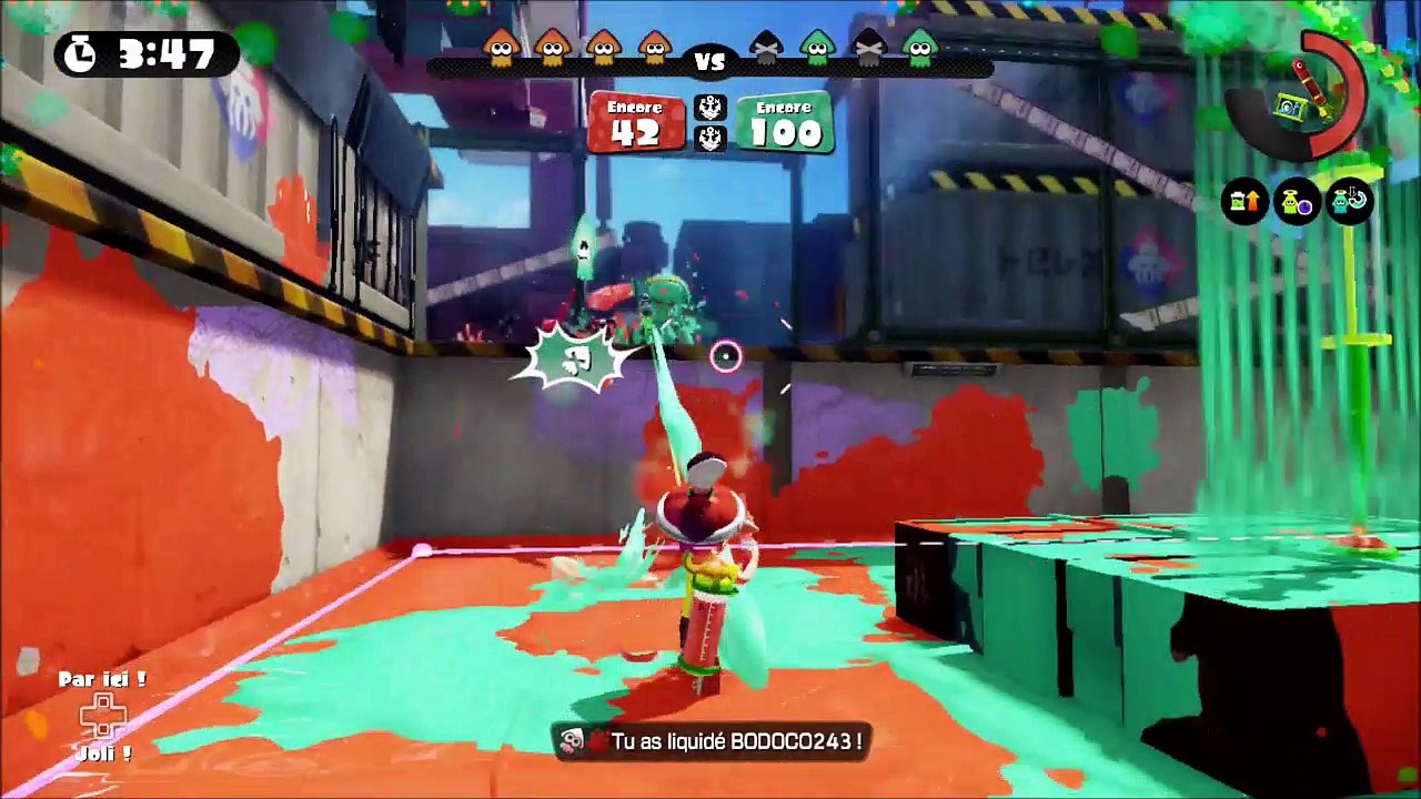Let's play Splatoon part 9 On défend son lopin de terre