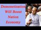 PM modi's decision of demonetisation end parallel economy of Black Money:Rajnath Singh|Oneindia News