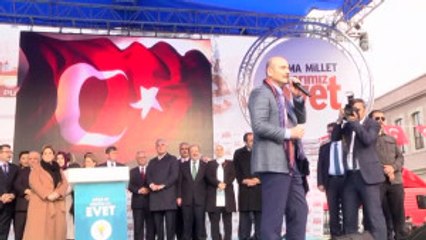 Soylu: "Başı Göğe Erecek Kadar Onurlu Insanların Yaşadığı Bir Türkiye Istiyoruz"