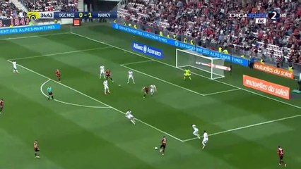 Assist Youness belhanda - Nice 1-1 Nancy - 15.04.2017