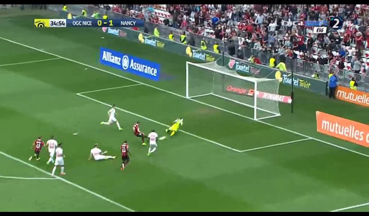 Mickael Le Bihan Goal HD - Nice 1-1 Nancy - 15.04.2017