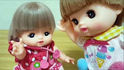 メルちゃんネネちゃんにお風呂入れてもらう！お世話ごっこ ❤ ごっこ 遊び 動画 トイキッズ 子供向け おもちゃ アニメ キッズ