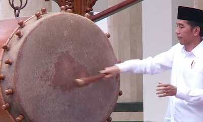 Jokowi Resmikan Masjid Raya KH Hasyim Asy'ari