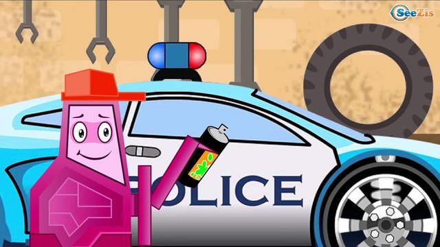 Coches - Coches de carreras para niños - Pista de Carreras - el Pequeño Camiones