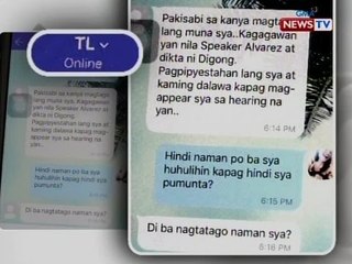 Ronnie Dayan, pinayuhan umano ni Sen. de Lima   na magtago at huwag siputin ang pagdinig