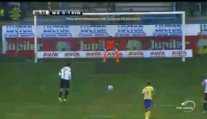 Vitas (Penalty) Goal HD - 	 Waasland-Beveren	0-1	KV Mechelen 15.04.2017
