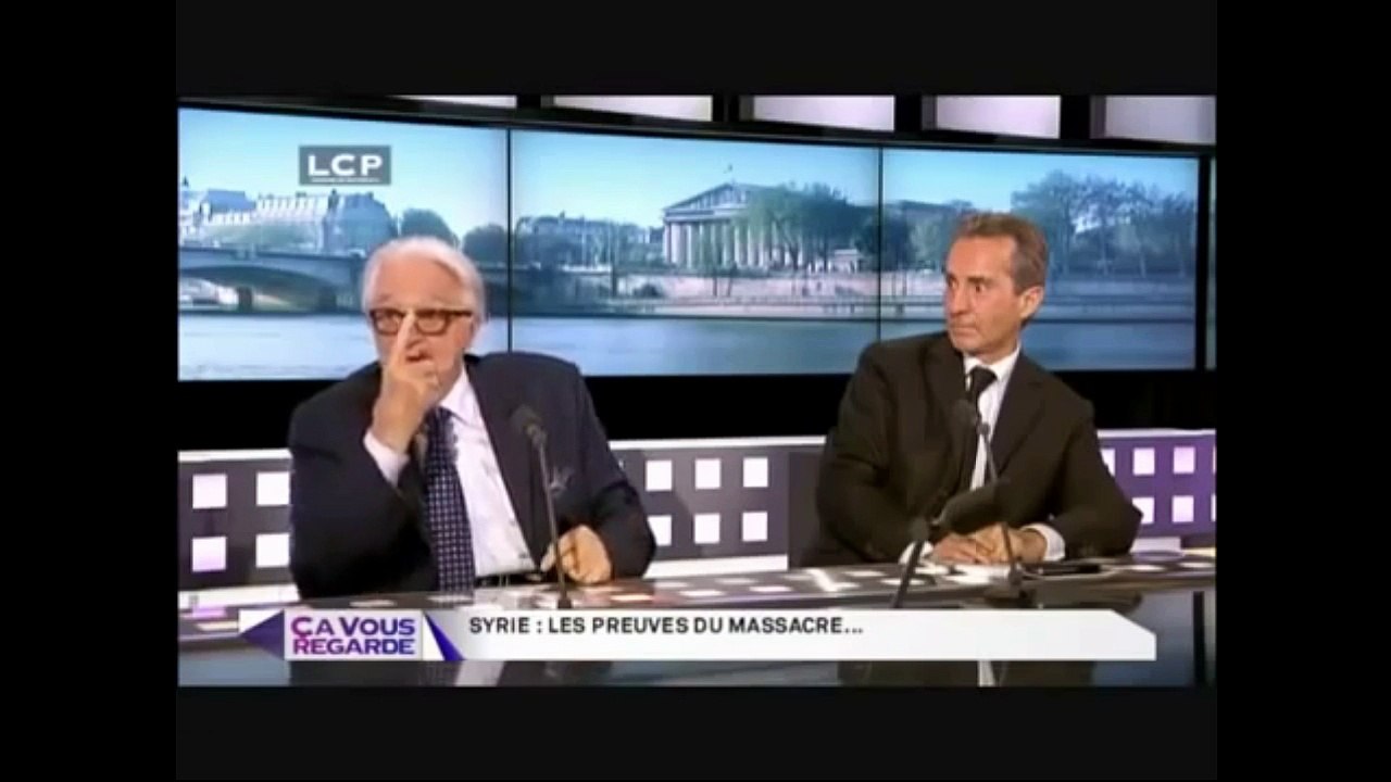 ROLAND DUMAS LIVRE SA PART DE VÉRITÉ SUR LA GUERRE EN  SYRIE