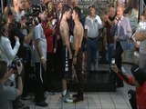 Garcia vs Herrera weigh in and face off video
