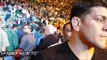 Nick Diaz reacts to Canelo vs  Angulo stoppage as fans boo