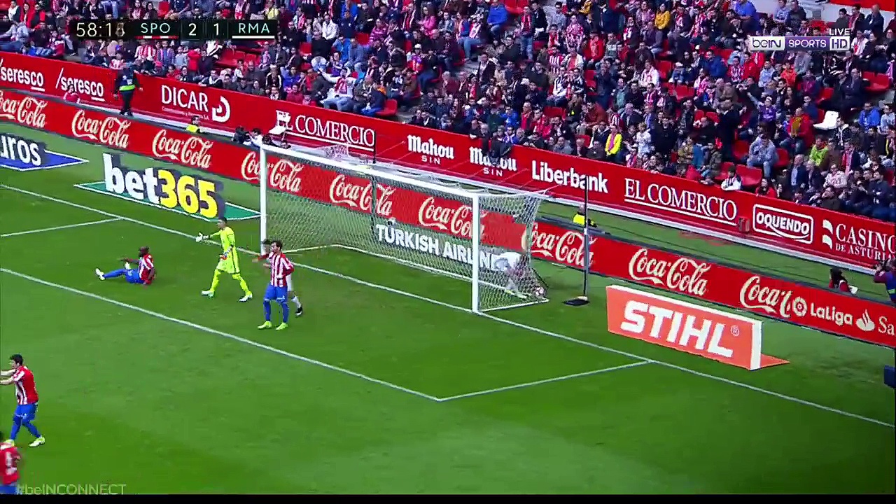 Sporting Gijon 2 Real Madrid 3 HLS