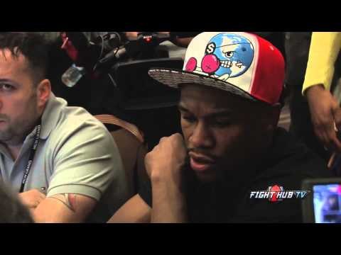 Floyd Mayweather vs. Marcos Maidana scrum: Mayweather on Maidana deserving fight, Age