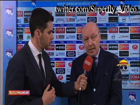 Pescara Juventus Intervista #Marotta #Pjanic