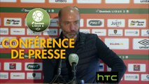 Conférence de presse RC Lens - AJ Auxerre (0-1) : Alain  CASANOVA (RCL) - Cédric DAURY (AJA) - 2016/2017