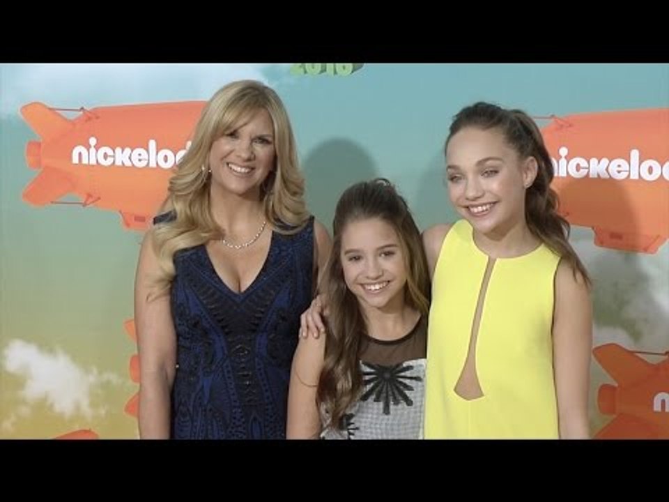 Maddie & Mackenzie Ziegler Kids' Choice Awards Orange Carpet Arrivals