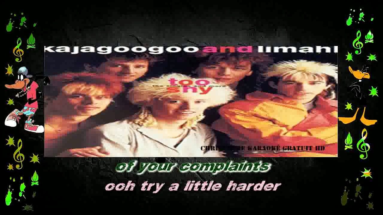 Kajagoogoo - Too shy KARAOKE / INSTRUMENTAL