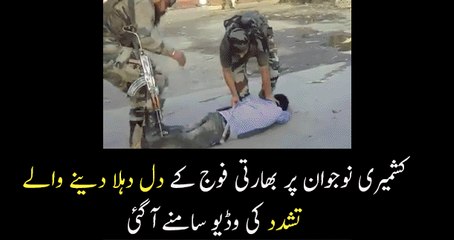 Indian Army Brutual Torcher on Kashmiri Youth