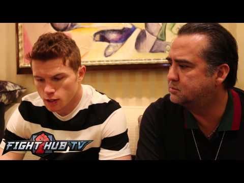 Canelo Alvarez vs. Alfredo Angulo- Canelo video scrum: Mayweather, Angulo, years left fighting