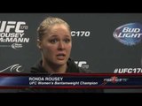 Ronda Rousey says she willing to die in the cage at UFC 170 & Sara McMann isnt