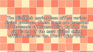 Shopping At Its Best: The ClickBank Marketplace