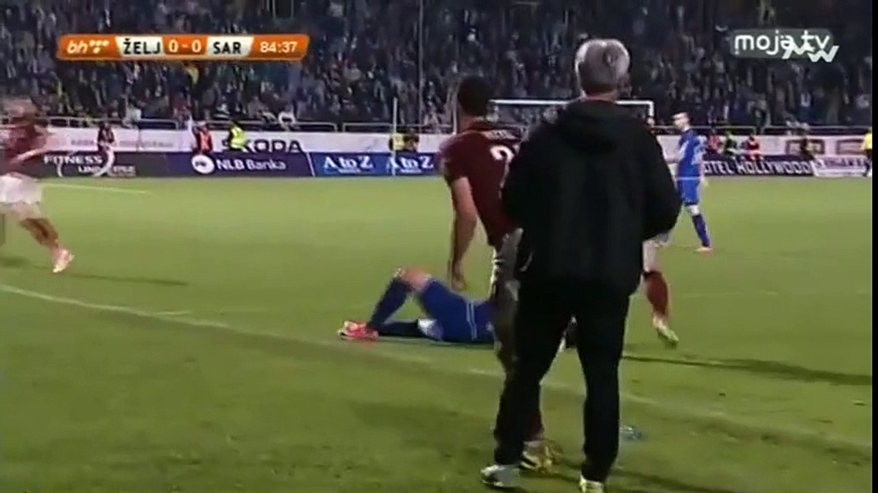 FK Željezničar - FK Sarajevo / Koškanje nakon s...