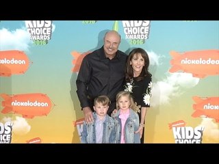 Dr. Phil McGraw and Family at Kids' Choice Awards Orange Carpet Arrivals jpg