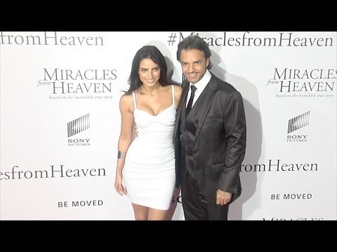 Aislinn Derbez & Eugenio Derbez Miracles from Heaven World Premiere Red Carpet