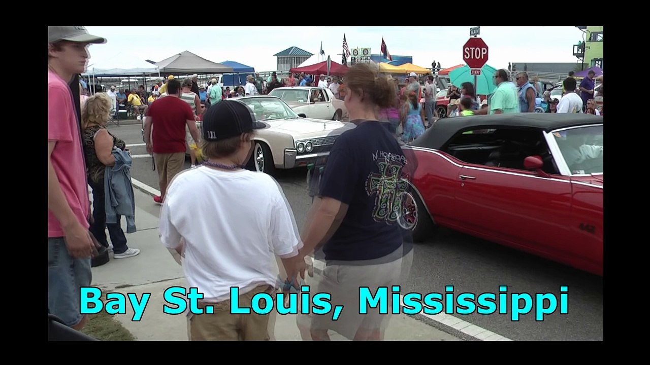 Cruisin The Coast - Bay St Louis - Mississippi - Parade of Cars part 2/2