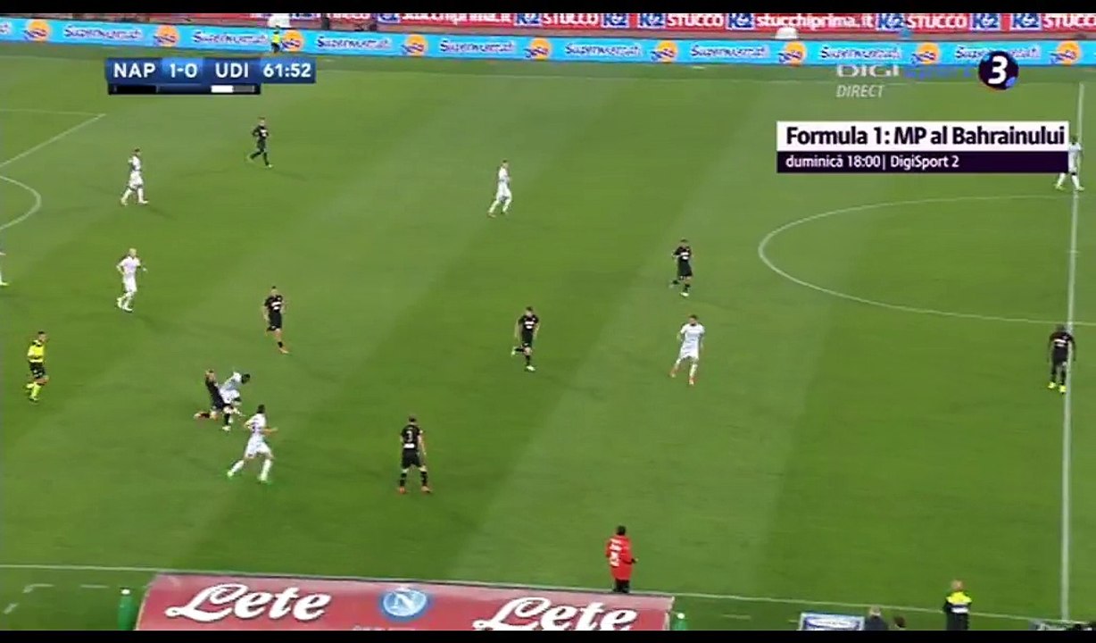 Allan Goal HD - Napoli 2-0 Udinese - 15.04.2017