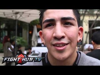 Leo Santa Cruz on Christian Mijares, no mustache, Silva, scared of scary movies