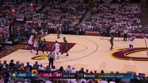 LeBron James' Incredible Bullet Pass - Pacers vs. Cavaliers - April 15, 2017