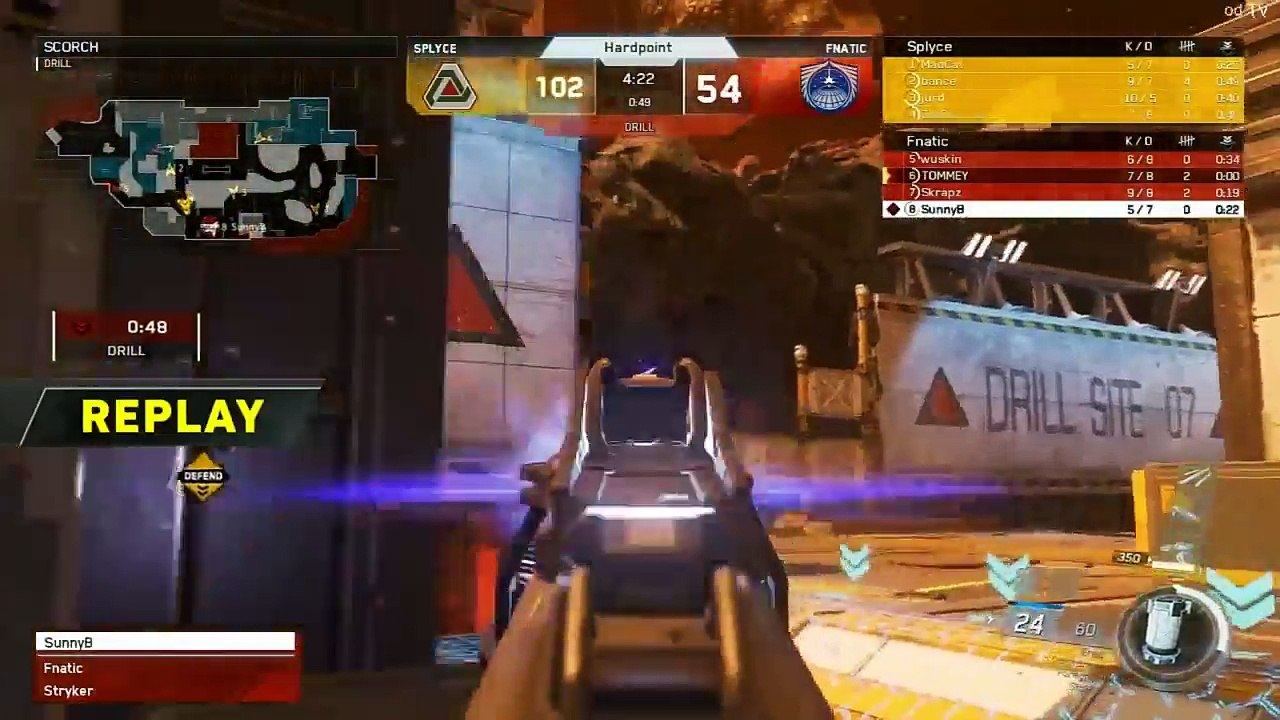 Splyce vs Fnatic Bo5 | COD  CWL Birmingham Open 2017 - UB Quarterfinal | COD Esports TV