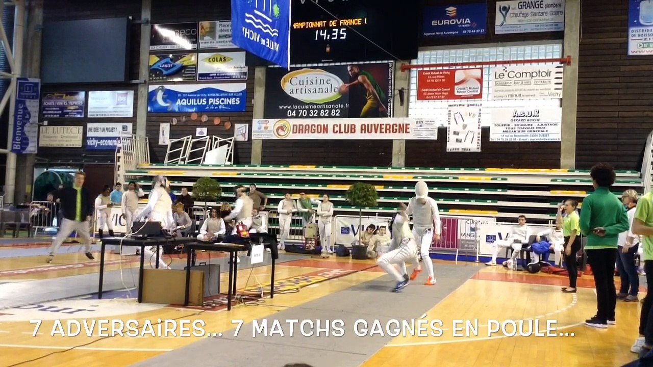 lycée Maine de Biran au championnat de France UNSS d'escrime