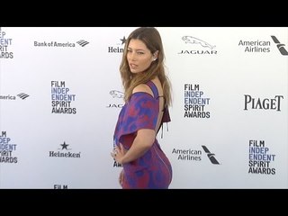 Jessica Biel 2016 Film Independent Spirit Awards Blue Carpet