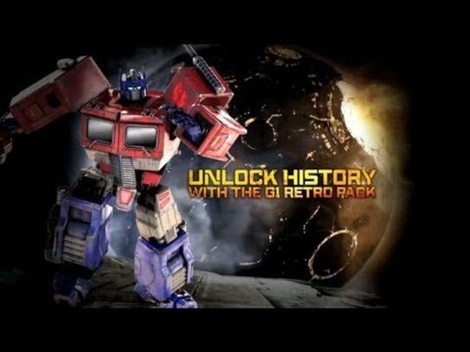 Transformers Fall Of Cybertron : Retro Pack trailer