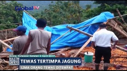 5 Warga Tewas Tertimpah Runtuhan Rumah Penyimpanan Jagung Hasil Panen