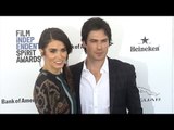 Nikki Reed & Ian Somerhalder 2016 Film Independent Spirit Awards Blue Carpet