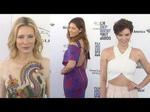 2016 Film Independent Spirit Awards Jessica Biel, Lauren Cohan, Cate Blanchett ARRIVALS